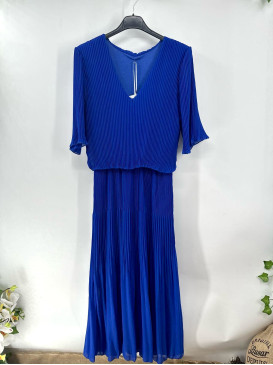 Robe longue plissée effet...
