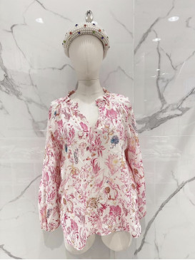 Tunique voile de coton...