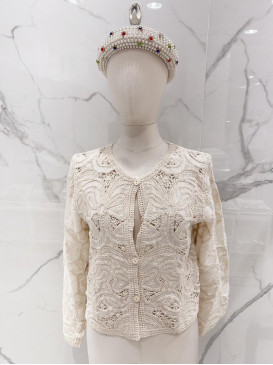 Chemise en crochet manches...