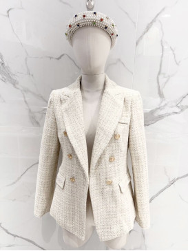 Veste tailleur en tweed et...