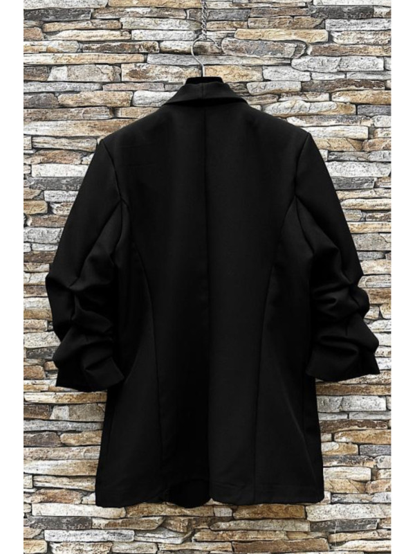 Veste tailleur manches longues remontées