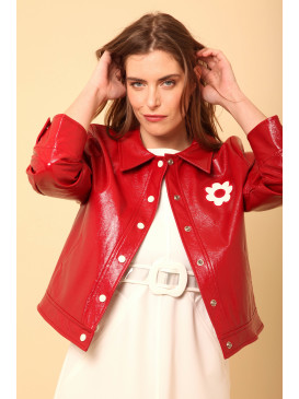 Blouson vinyl esprit...