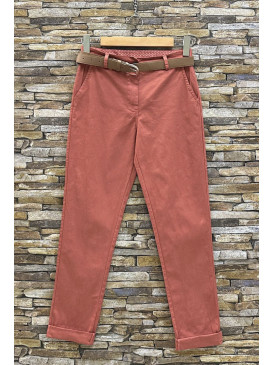 Pantalon slim stretch avec...