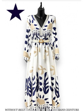Robe longue imprimé...