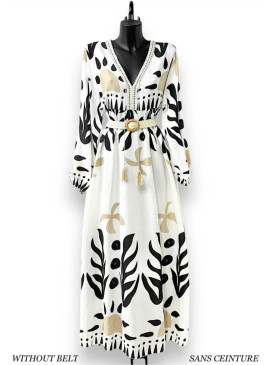 Robe longue imprimé...