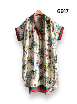 Robe chemise longue...