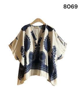 Chemise oversized imprimé...