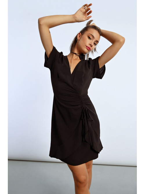 Robe courte effet portefeuille