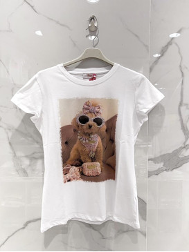 T-shirt Bichon Star col...