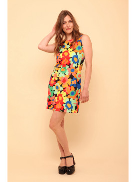 Robe rétro seventies sans...