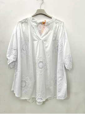 Tunique oversized col...