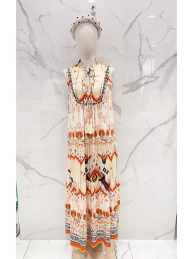 Robe longue imprimé...