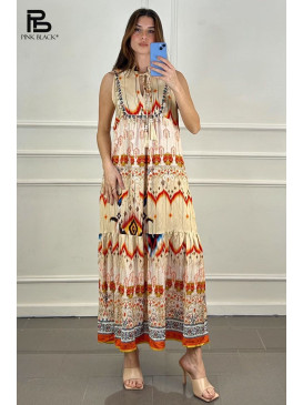 Robe longue imprimé...