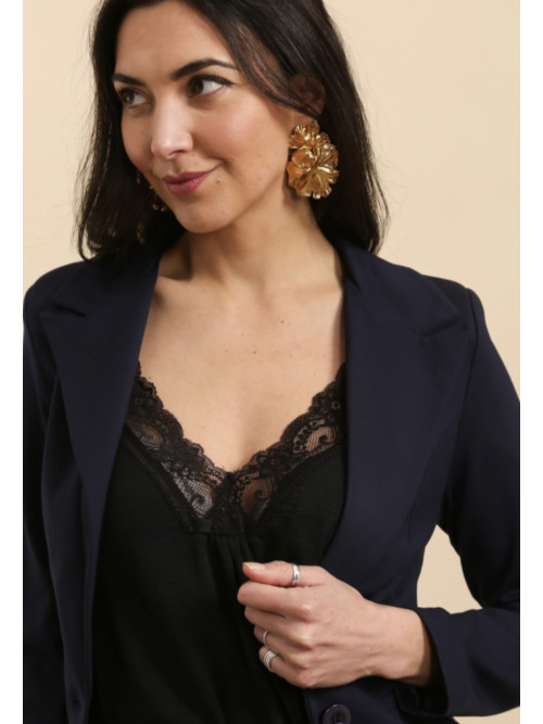 Veste tailleur manches longues
