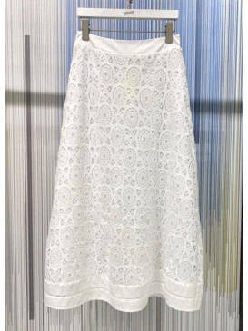 Jupe en dentelle Doublée -...