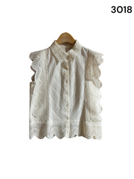 Chemise dentelle sans...