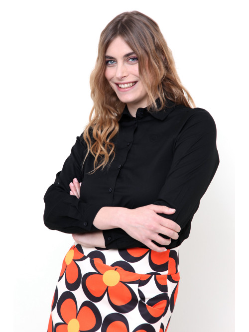Jupe courte imprimée esprit seventies
