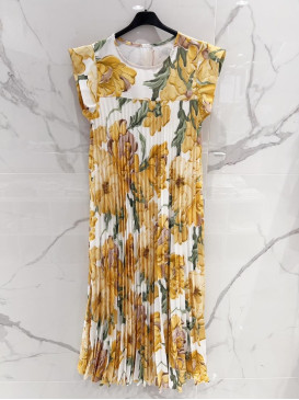 Robe plissée longues...