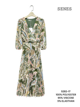 Robe longue imprimée...