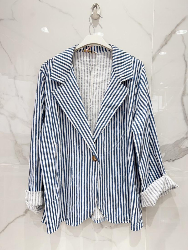 Veste rayée manches longues
