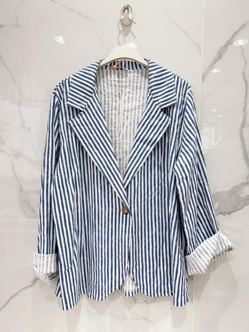Veste rayée manches longues