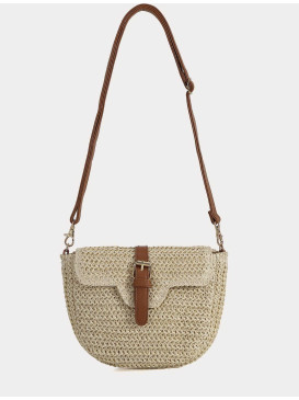 Sac paille bandoulière et...