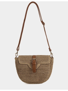 Sac paille bandoulière et...