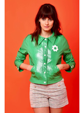 Blouson vinyl esprit...