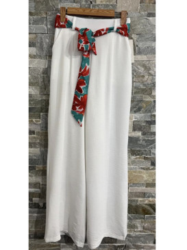 Pantalon large et fluide -...