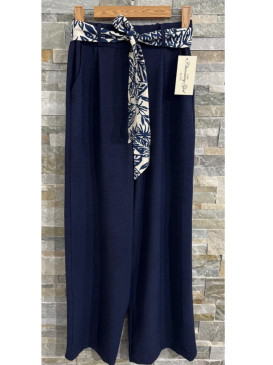 Pantalon large et fluide -...