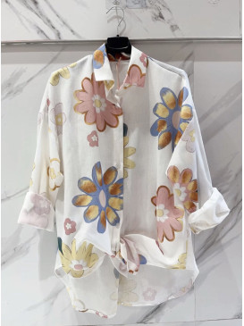 Chemise longue imprimé...