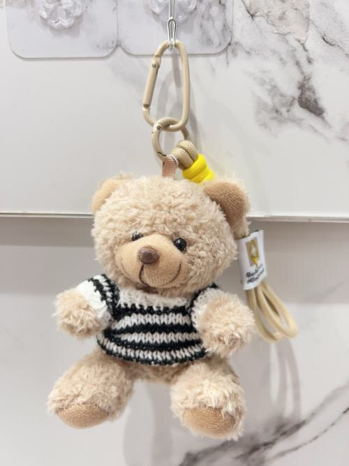 Porte-clés en forme d'ourson