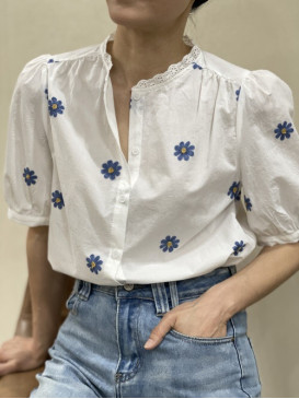 Chemise pâquerettes cœur...