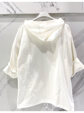 Veste à capuche zippée...