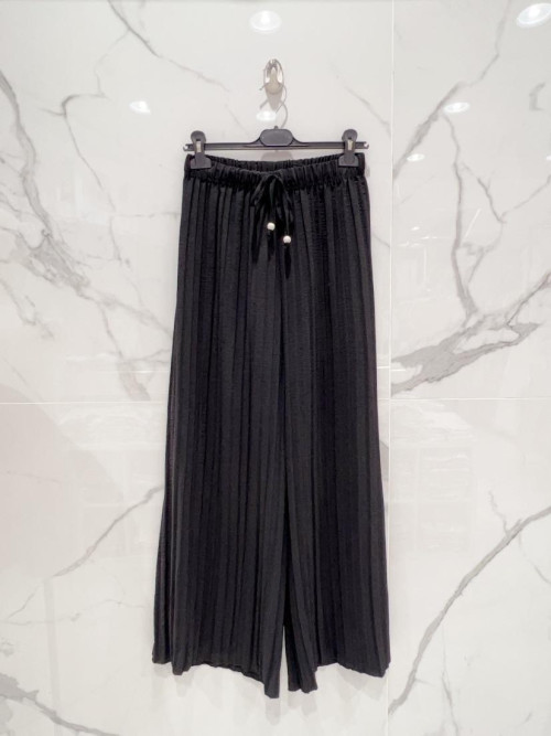 Pantalon plissé large