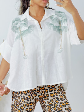 Chemise oversized imprimé...