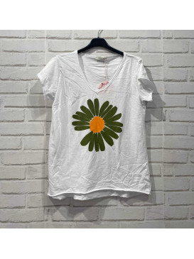 T-shirt imprimé marguerite...