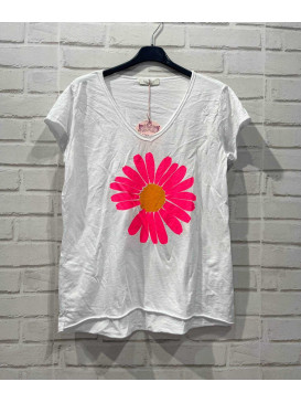 T-shirt imprimé marguerite...