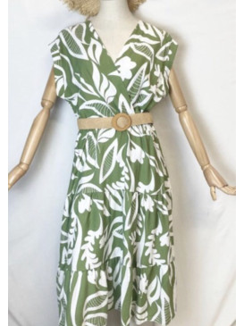 Robe décolleté cache-cœur...