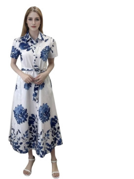 Robe chemisier longue...
