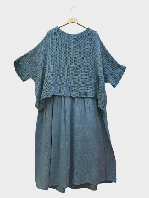 Robe longue avec top ajouré
