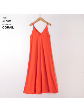 Robe longue fluide fines...