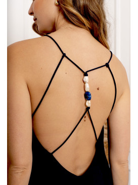 Robe longue fluide dos nu...