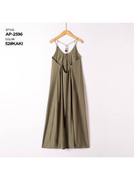 Robe longue fluide dos nu...