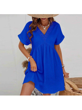 Robe courte en gaze de...