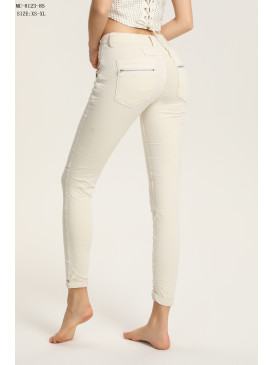 Jean zip et boutons Melly &...
