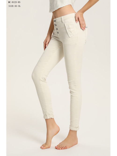 Jean zip et boutons Melly & Co