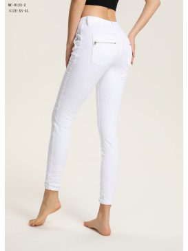 Jean zip et boutons Melly &...