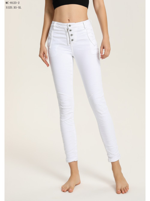 Jean zip et boutons Melly & Co