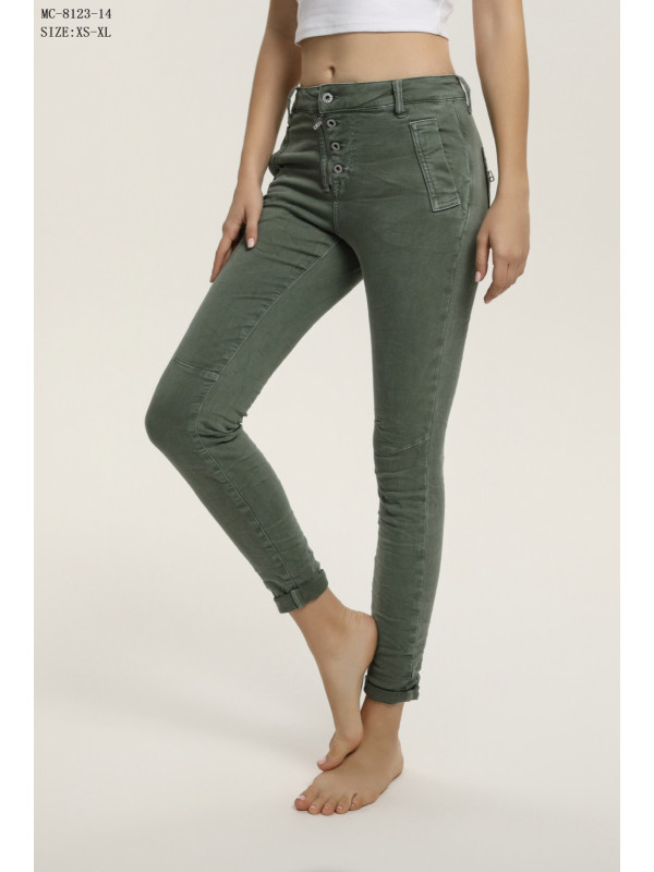 Jean zip et boutons Melly & Co